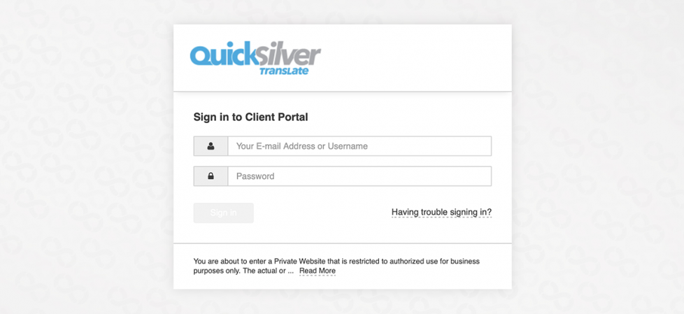Quicksilver customer portal Quicksilver customer portal