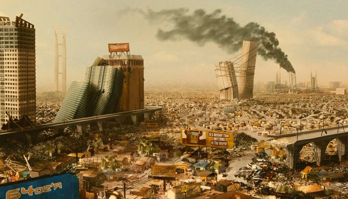 Background from Idiocracy movie, 2006.