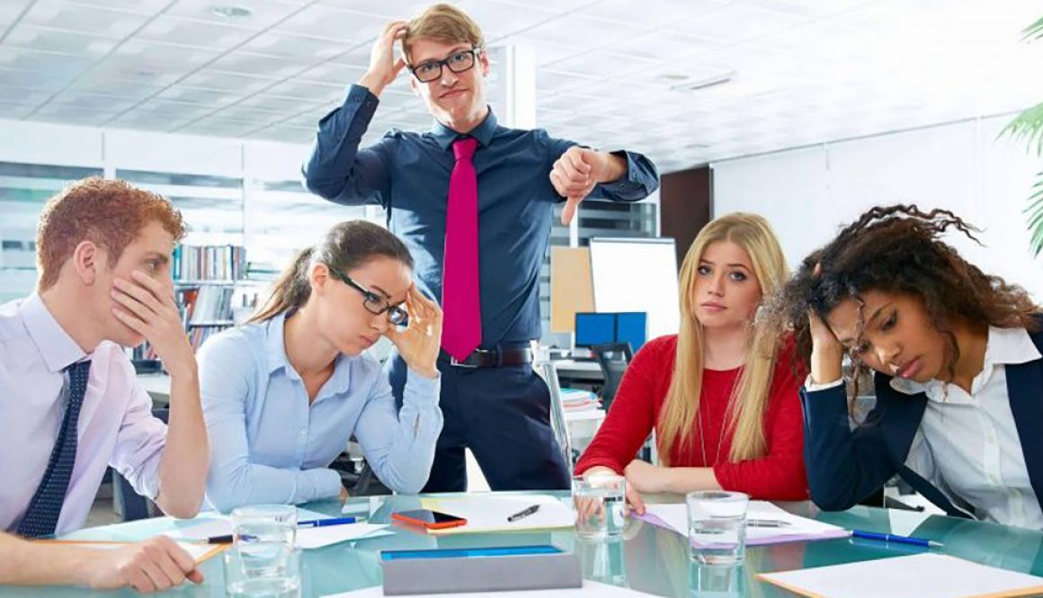 Stressed out colleagues experiencing translation problems