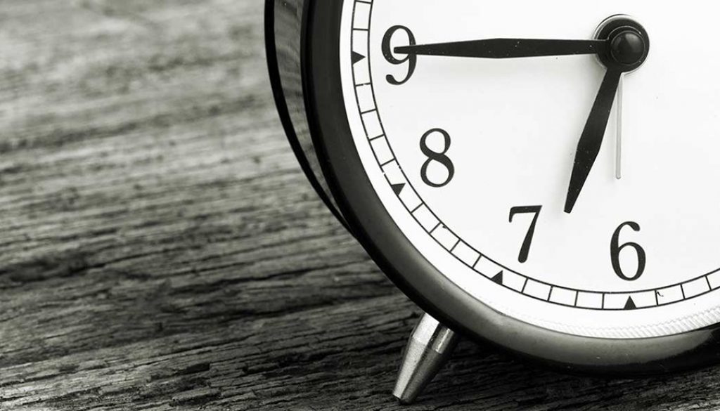 A ticking clock, because deadlines matter, as does your translation timeline